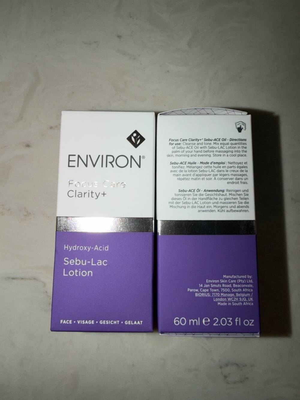 Environ - Focus Care Clarity+ Sebu-Lac Hydroxy-Acid Lotion